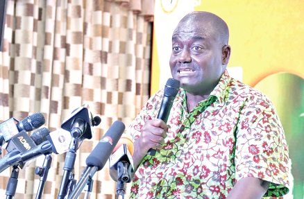 Isaac Bampoe Addo, Executive Secretary, Civil and Local Government Staff Association of Ghana, speaking at the lectures in Accra. Picture: ELVIS NII NOI DOWUONA Isaac Bampoe Addo, Executive Secretary, Civil and Local Government Staff Association of Ghana, speaking at the lectures in Accra. Picture: ELVIS NII NOI DOWUONA